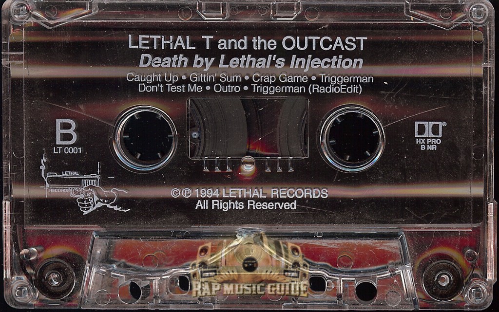 Lethal T And The Outcast - Death By Lethal's Injection: Cassette